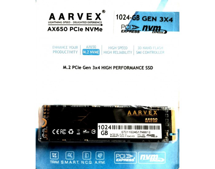 AARVEX SSD 1TB NVME (AX650)